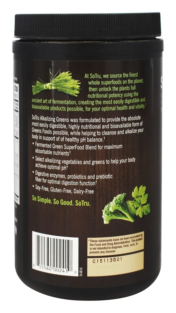 Verduras Alcalinizantes Fermentadas Orgânicas - 8.47 oz. SoTru - Imagem 3