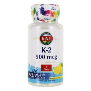 Comprar vitamina k2 limão 500 mcg. - 100 tablets kal preço no brasil vitamina k vitaminas e minerais suplemento importado loja 99 online promoção -
