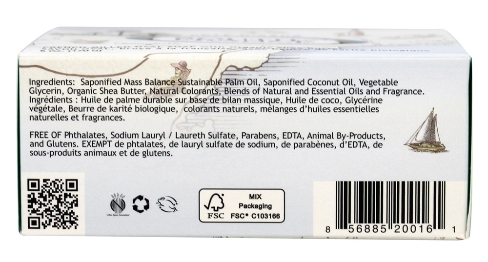 Sabonete de Bar Vegetal Fresco Francês Cote D'Azur - 6 oz. South of France - Imagem 2