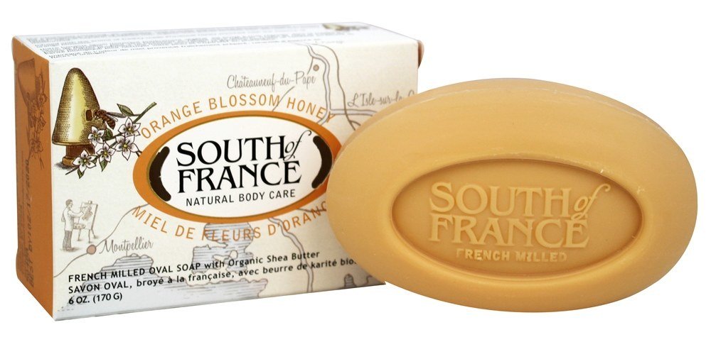 Barra de hortaliças francesas sabonete de laranja flor de mel - 6 oz. South of France