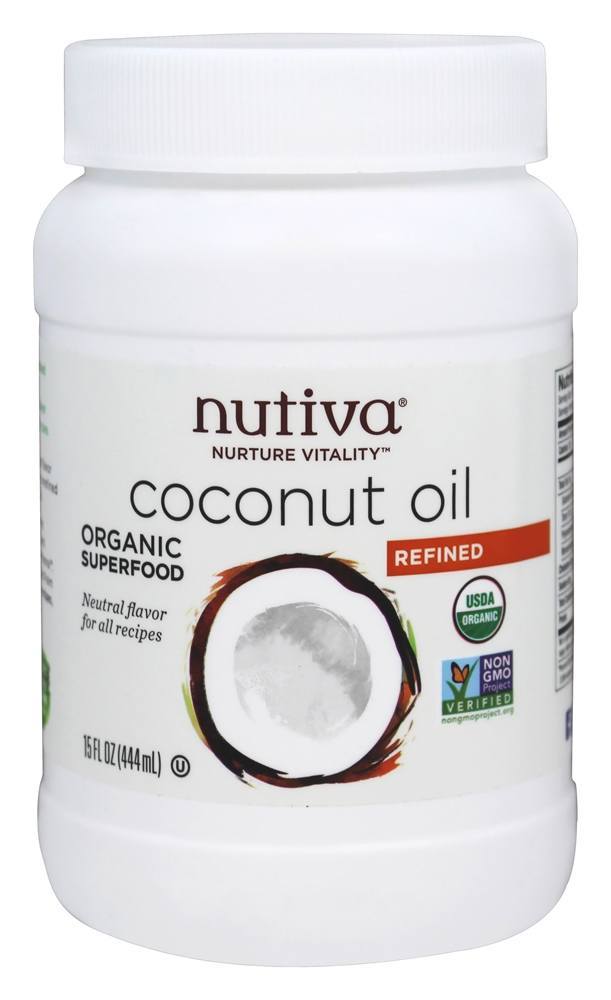 Óleo De Coco Refinado Orgânico - 15 fl. oz. Nutiva