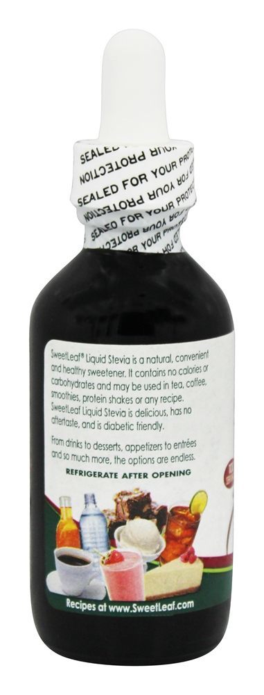 Cola de Stevia líquida de gotas de doce - 2 fl. oz. SweetLeaf - Imagem 3