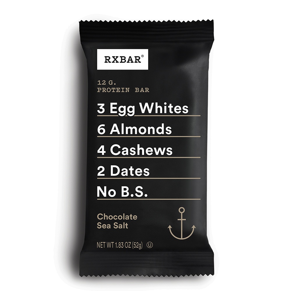 Barra de Proteínas Sabor Chocolate Com Sal Marinho - 12 Barras RXBAR - Imagem 3