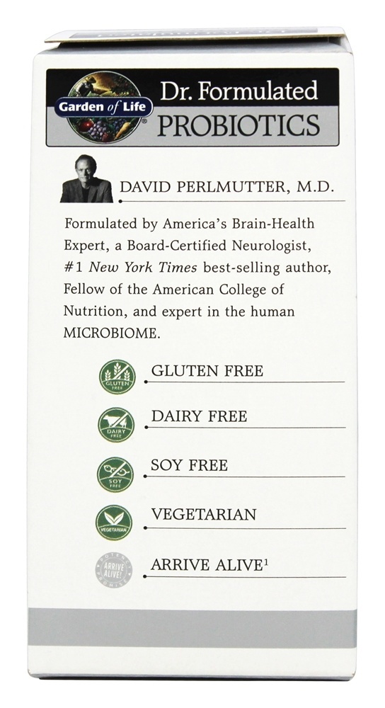Dr. Formulated Probiótico Um Por Dia Ultra 90 Bilhões de UFC - Cápsulas vegetarianas 30 Garden of Life - Imagem 3