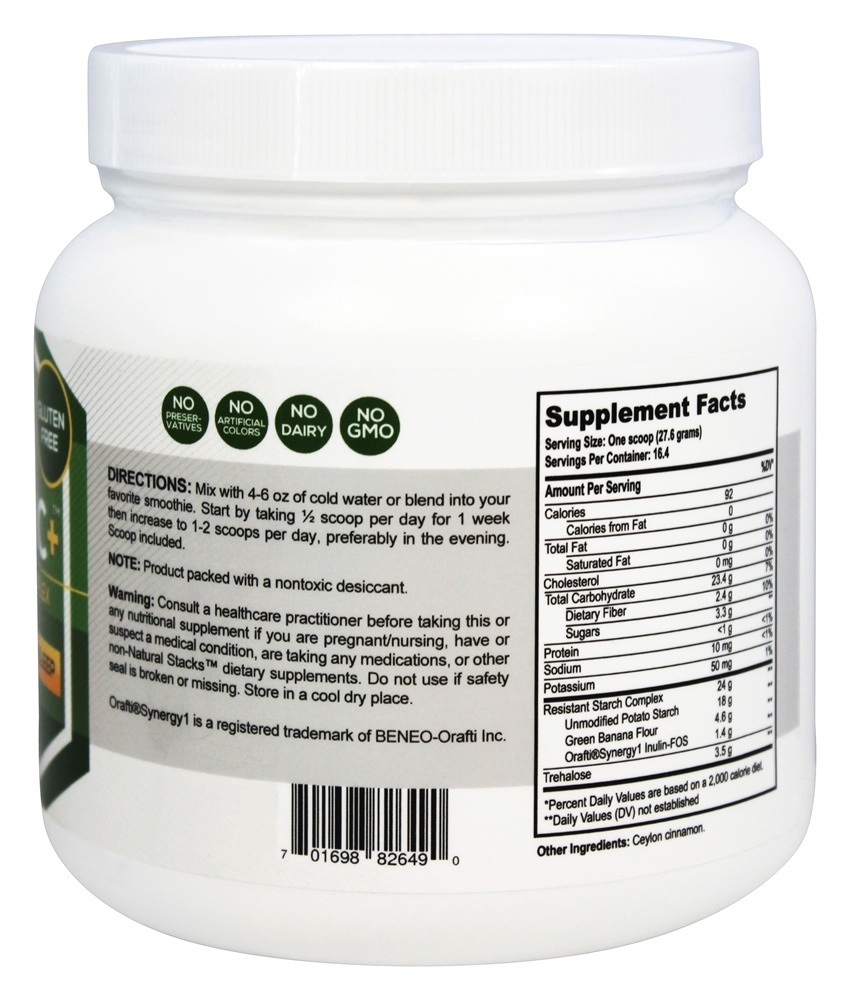 Complexo Prebiotic + Amido Resistente - 1 lb. Natural Stacks - Imagem 2