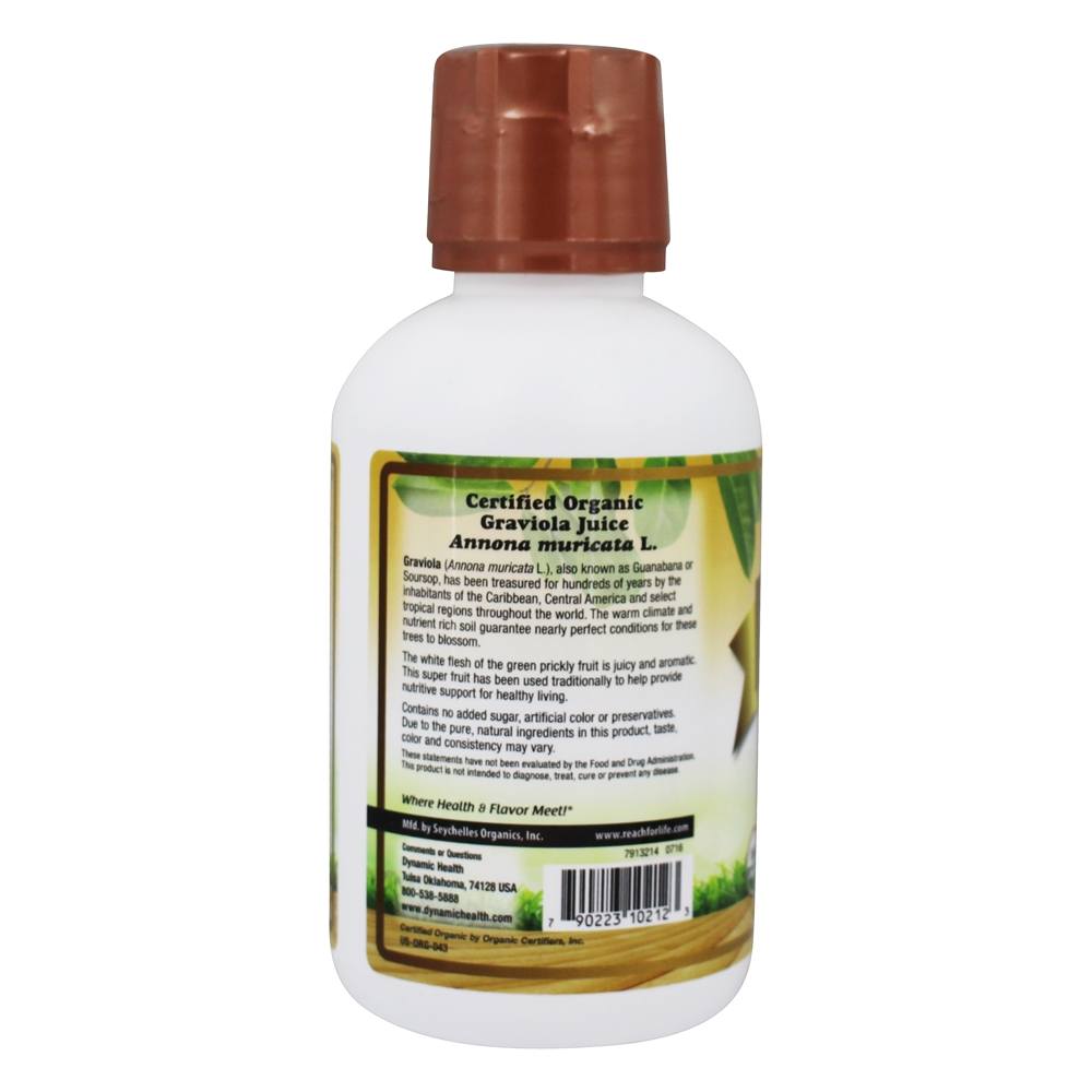 Suco de Ouro Graviola Orgânico Certificado - 16 fl. oz. Dynamic Health - Imagem 3