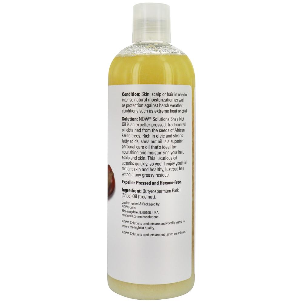 NOW Solutions Óleo de Noz de Karité - 16 fl. oz. NOW Foods - Imagem 2