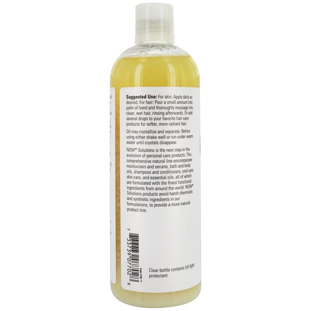 NOW Solutions Óleo de Noz de Karité - 16 fl. oz. NOW Foods - Imagem 3