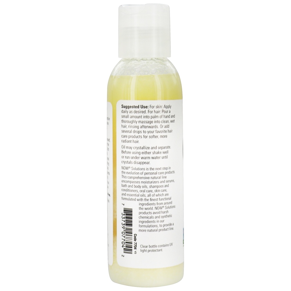 Óleo Hidratante de Noz de Karité - 4 oz. NOW Foods - Imagem 3