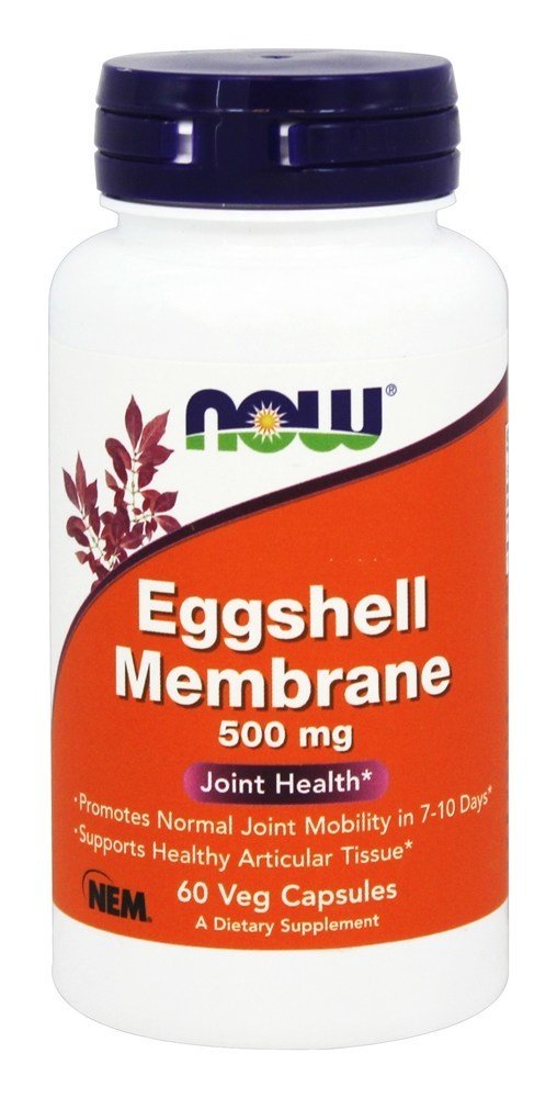 Membrana casca de ovo 500 mg. - Cápsulas vegetarianas 60 NOW Foods