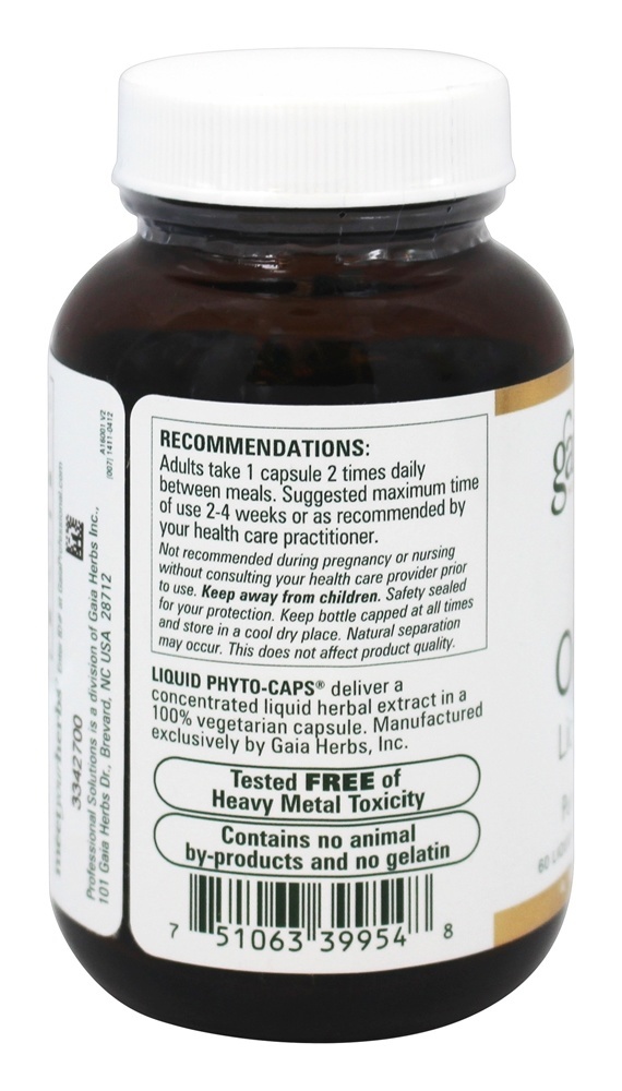 Óleo de Orégano 460 mg. - 60 Cápsulas Gaia Herbs Professional líquido Gaia Herbs Professional - Imagem 3