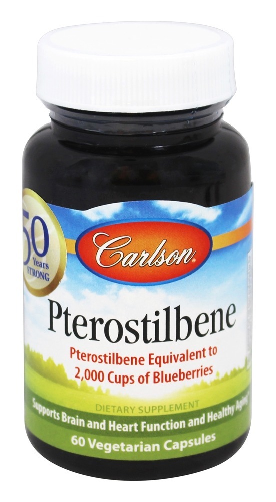 Pterostilbeno - Cápsulas vegetarianas 60 Carlson Labs