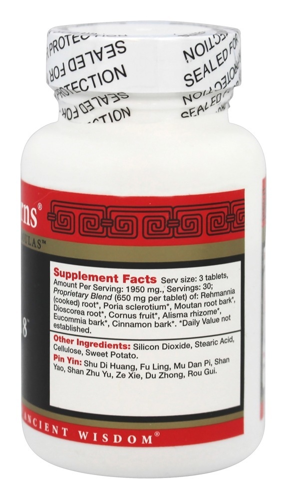 Rehmannia 8 - 90 Tablets Health Concerns - Imagem 2