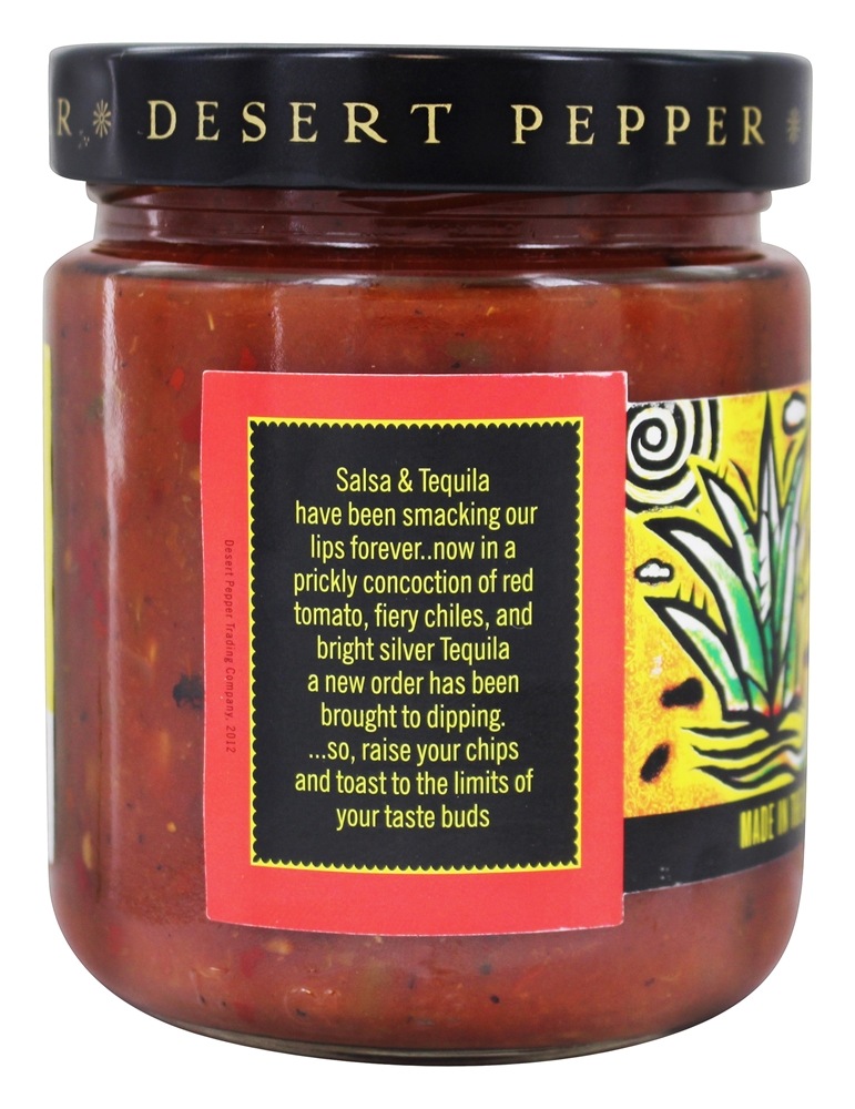 Authentic Medium Burn Salsa Tequila - 16 oz. Desert Pepper - Imagem 3