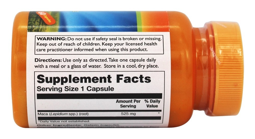 Maca Peruana Source 525 mg. - Cápsulas 60 Thompson - Imagem 2