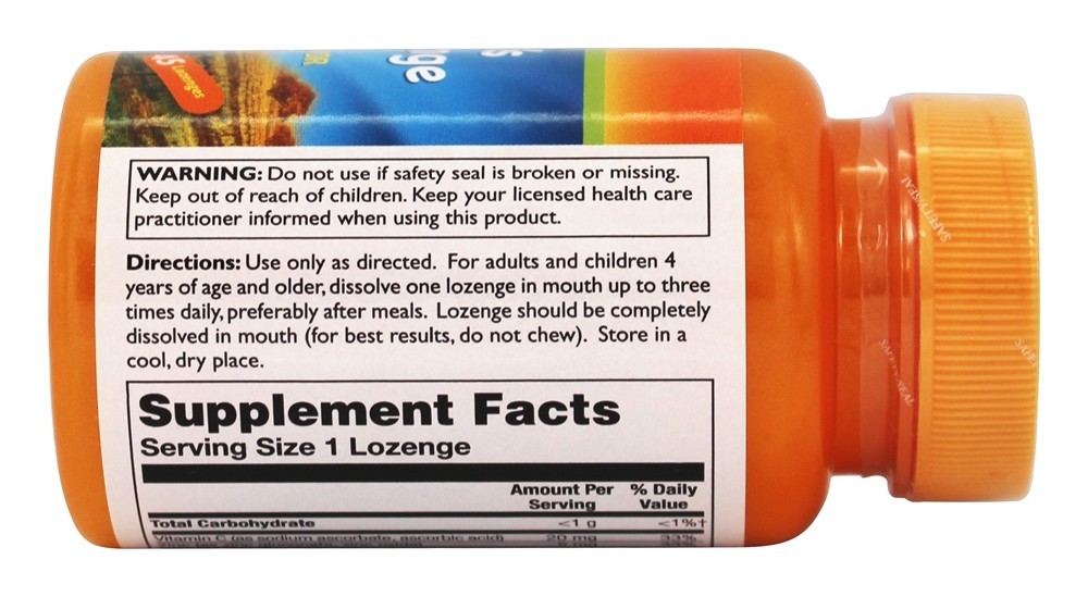 Chiclete de Zinco Infantil Sabor Fruta Natural - 45 Pastilhas Thompson - Imagem 2
