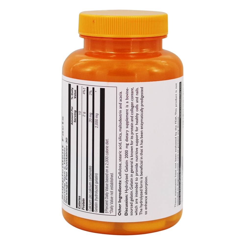 Gelatina Hidrolisada 2000 mg. - 60 Tablets Thompson - Imagem 3