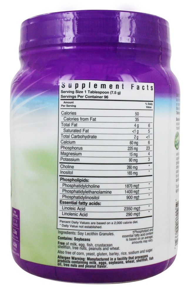 Lecitina Granulado Soya Natural - 25.4 oz. Bluebonnet Nutrition - Imagem 2