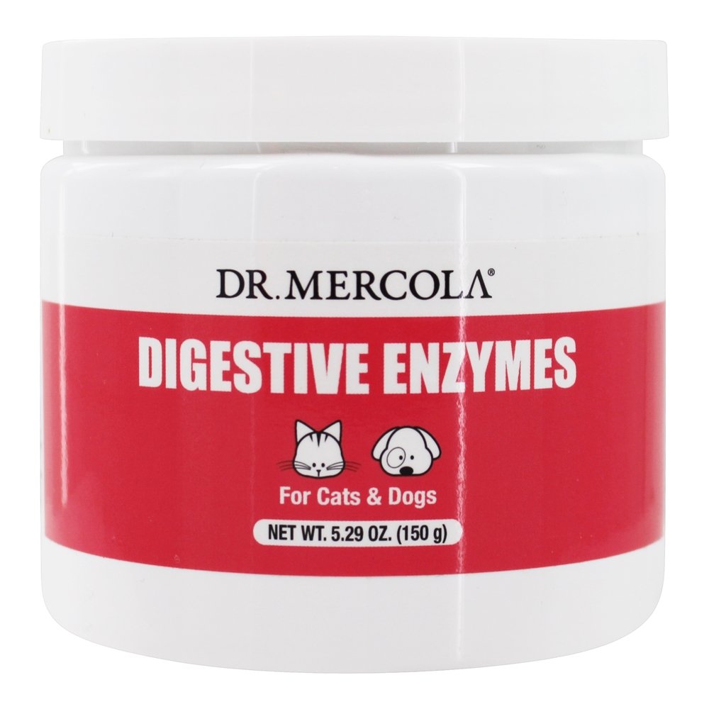 Enzimas digestivas para animais de estimação - 5.26 oz. Dr. Mercola
