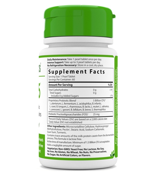 Probiótico perfeito Pro-15 5 bilhões de UFC - 60 Micro-pérolas Hyperbiotics - Imagem 2