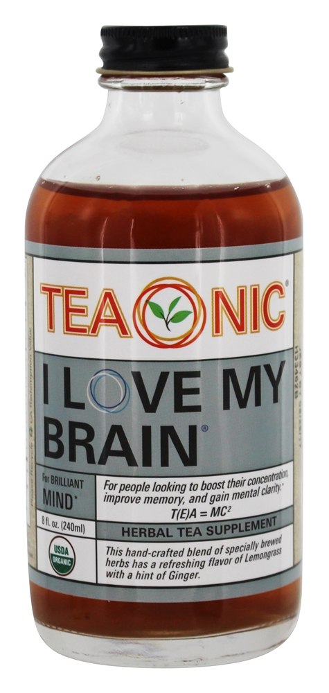 Orgânico eu amo meu chá de erva-cidreira Lemongrass & Ginger - 8 oz. Teaonic