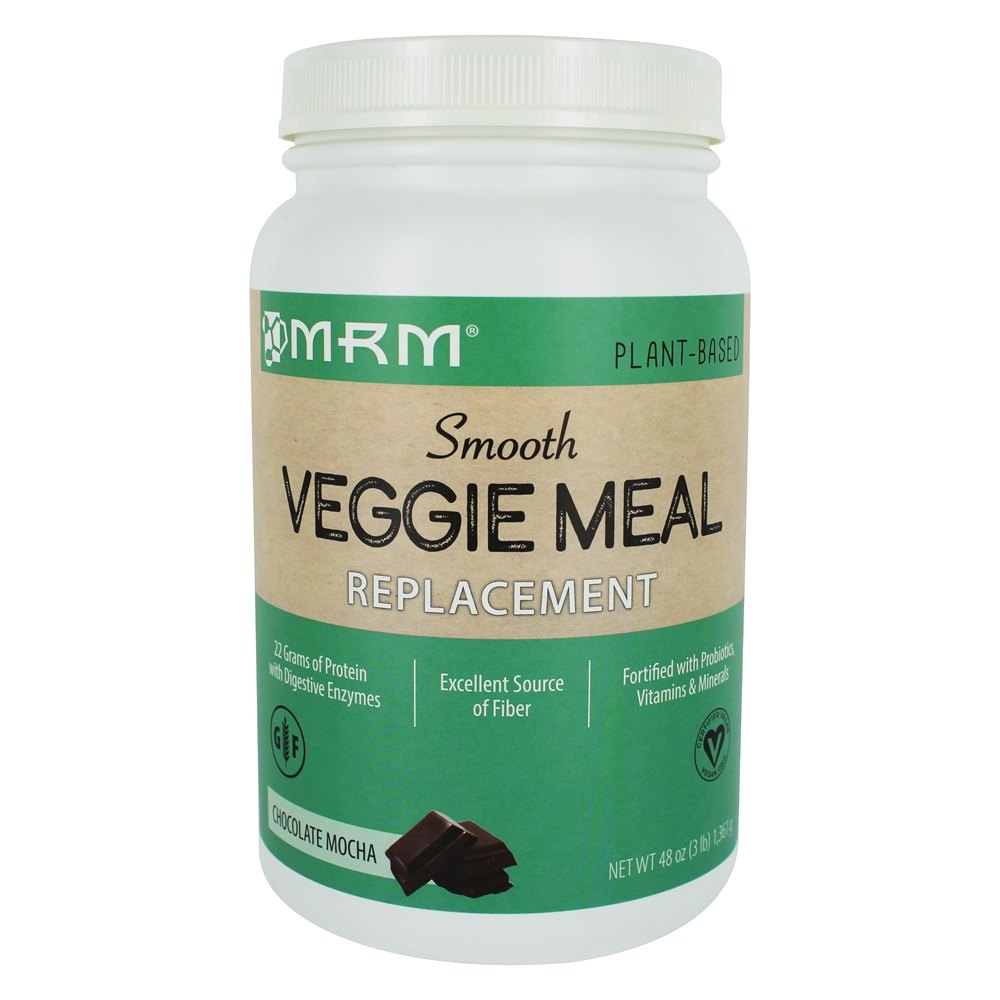 Refeição vegetariana suave substituição vegan proteína em pó chocolate mocha - 3 lbs. MRM