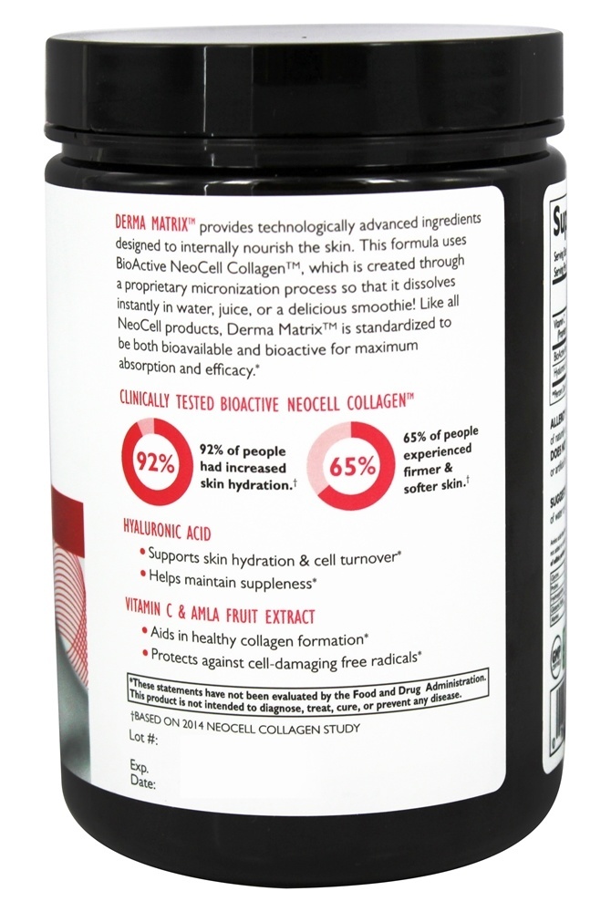 Derma Matriz Colágeno Pele Complexo - 6.46 oz. NeoCell - Imagem 3