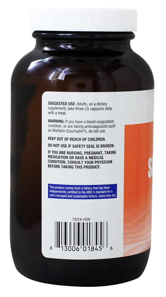 Óleo de Salmão do Alasca Capturado Selvagem Omega 3's - Cápsulas 90 Dr. Mercola - Imagem 3