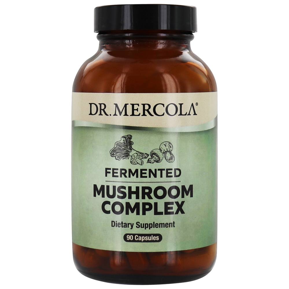 Complexo de Cogumelos Fermentados - Cápsulas 90 Dr. Mercola