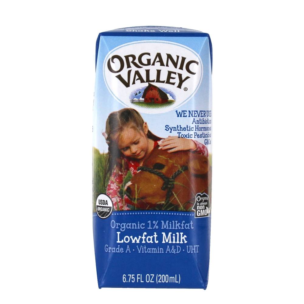 Caixas de Leite Orgânico 1% Lowfat - Pacote 12 Organic Valley - Imagem 2