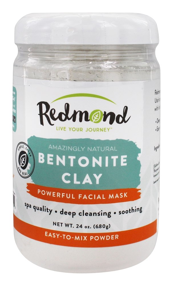 Espantosamente Natural Bentonita Argila Facial Máscara - 24 oz. Redmond Trading