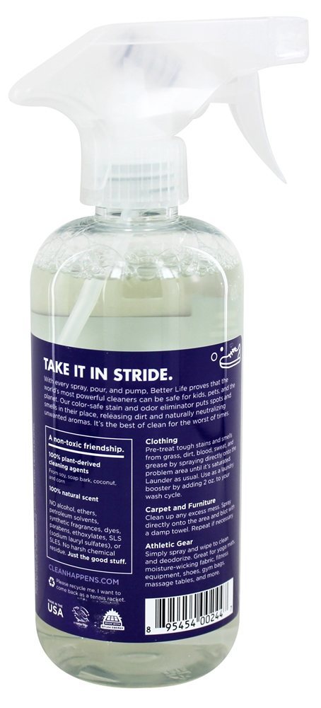 Eliminador de Mancha Natural e Eliminador de Odores Eucalipto e Erva-cidreira - 16 fl. oz. Better Life - Imagem 2