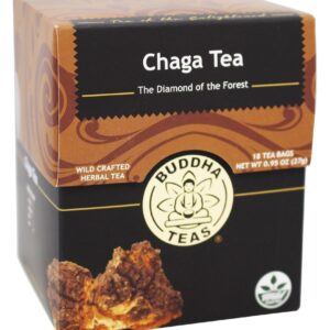 Chá Cogumelo Herbal Crafted Selvagem - 18 Saquinhos de Chá Buddha Teas