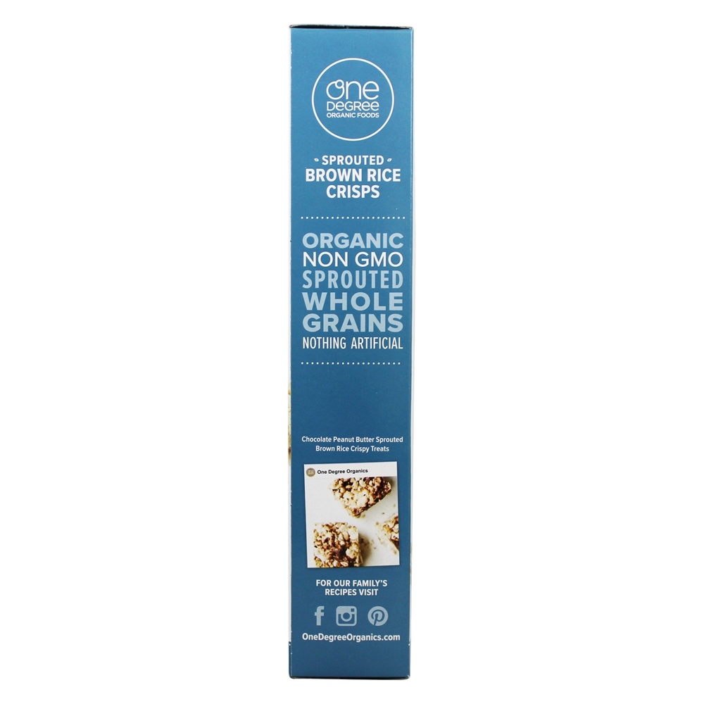 Veganic brotou arroz integral batatas fritas cereais - 8 oz. One Degree Organic Foods - Imagem 4