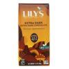 Comprar barra de chocolate 70 % cacau extra escuro - 2. 8 oz. Lily's preço no brasil alimentos & lanches syrup / xarope suplemento importado loja 5 online promoção -