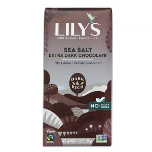 Comprar barra de chocolate extra escura 70 % de sal marinho de cacau - 2. 8 oz. Lily's preço no brasil alimentos & lanches barras de chocolate suplemento importado loja 57 online promoção - 18 de agosto de 2022