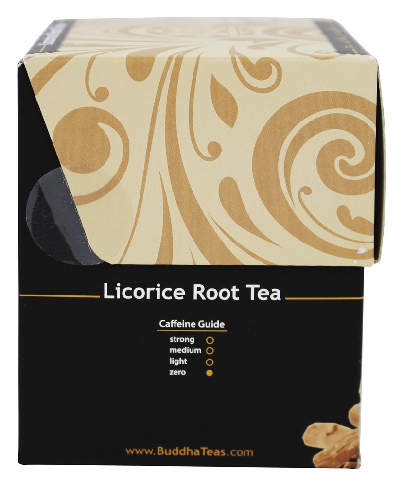 Chá de raiz de alcaçuz erval orgânico 100 % - 18 Saquinhos de Chá Buddha Teas - Imagem 4