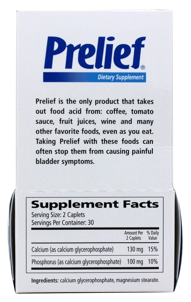 Prelief Suplemento Dietético Com Redutor de Ácido - 60 Cápsulas Prelief - Imagem 2