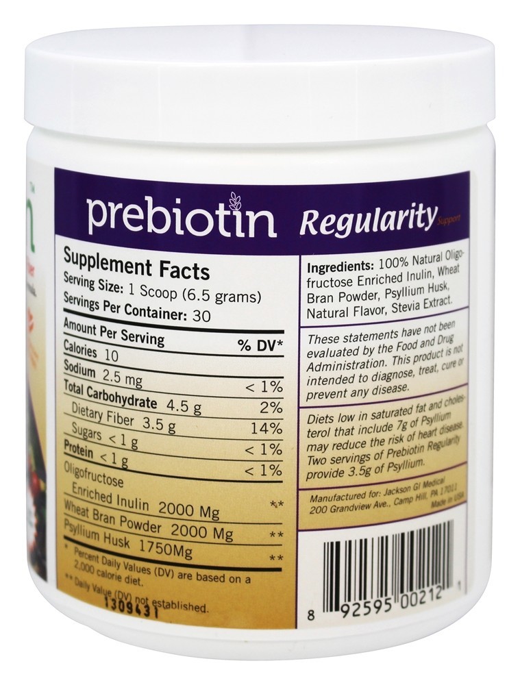 Fibra Prebiótica de Regularidade - 7.05 oz. Prebiotin - Imagem 2