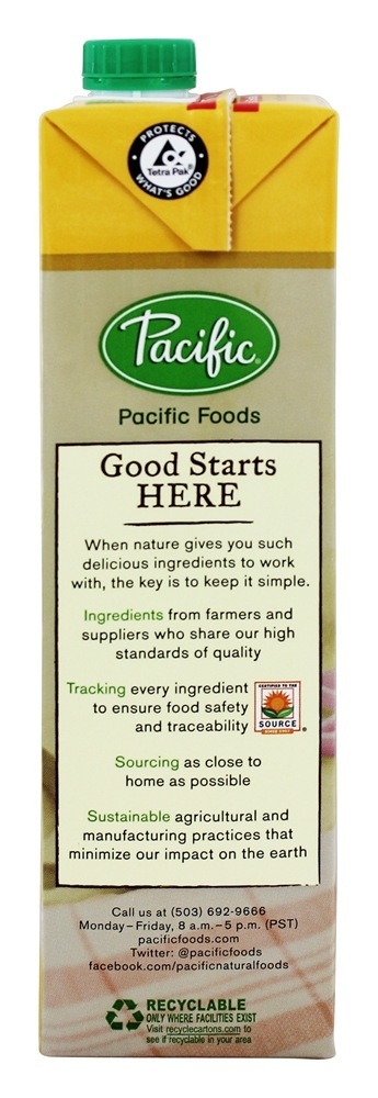 Sódio de galinha ar livre orgânico do caldo de carne baixo - 32 fl. oz. Pacific Foods - Imagem 3