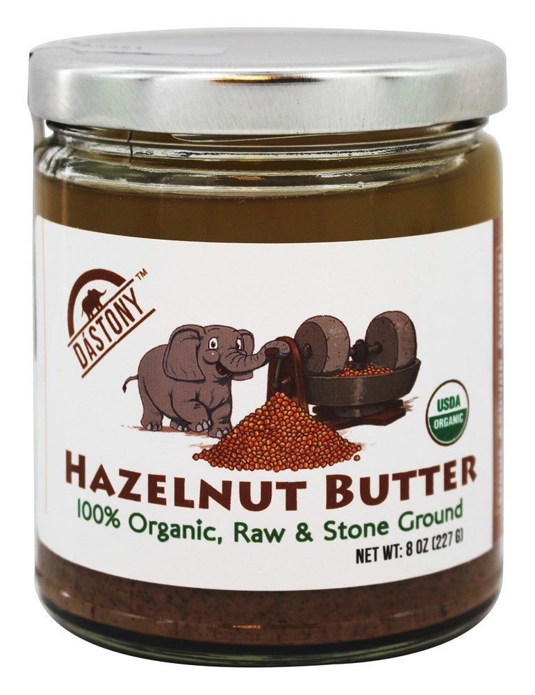 100 % de manteiga de avelã orgânica - 8 oz. Dastony