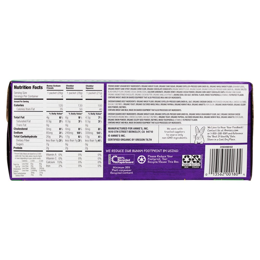 Variedade de Snack Packs - 12 Pacote (s) Annie's - Imagem 2