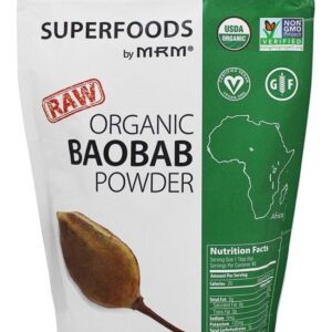 Pó de Baobá Orgânico Cru - 8.5 oz. MRM