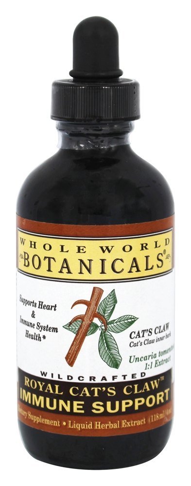 Suporte Imune Garra do Gato Real - 4 fl. oz. Whole World Botanicals