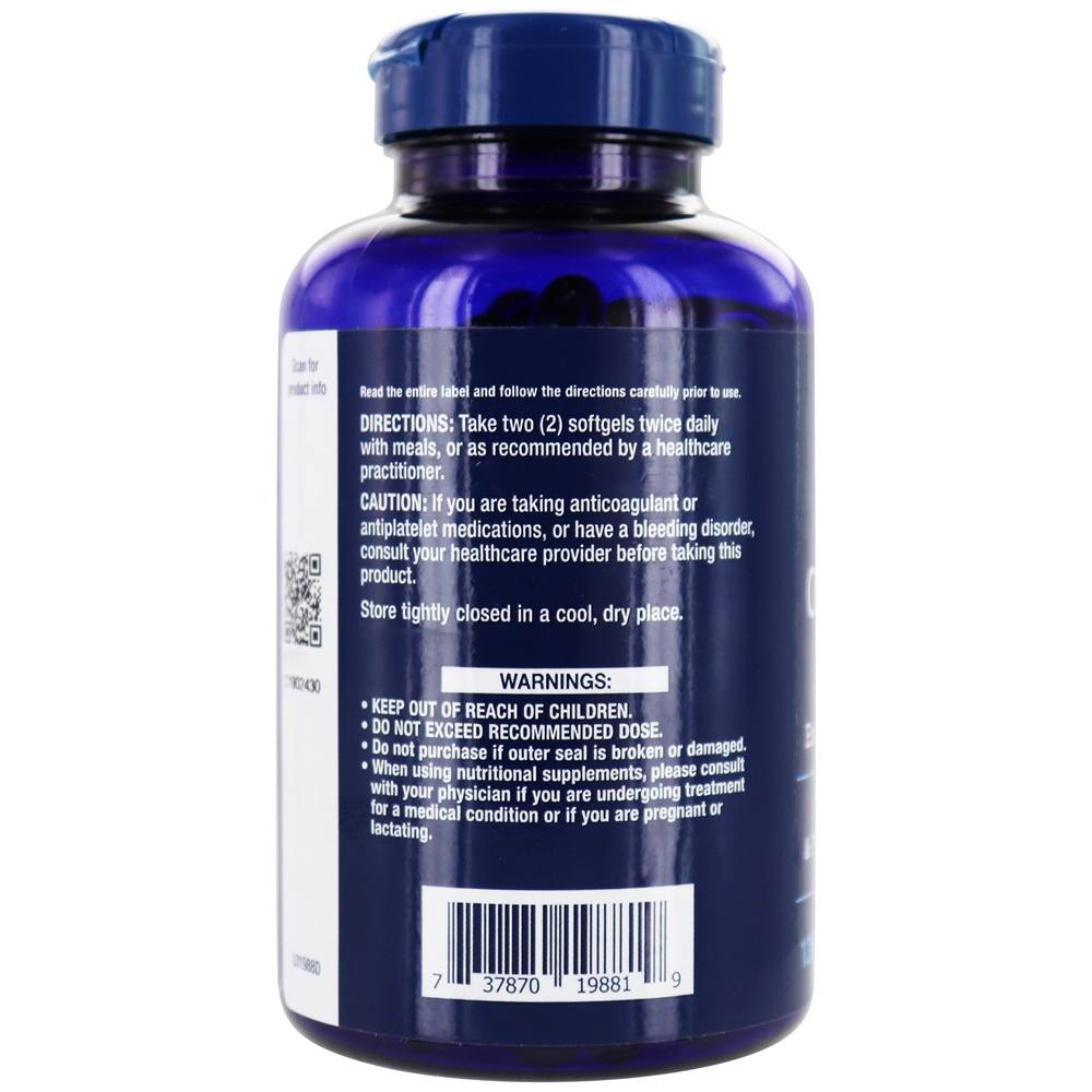 Super Omega-3 Plus EPA/DHA com Lignanas de Gergelim, Extrato de Oliva, Krill e Astaxantina - 120 Softgels Life Extension - Imagem 3