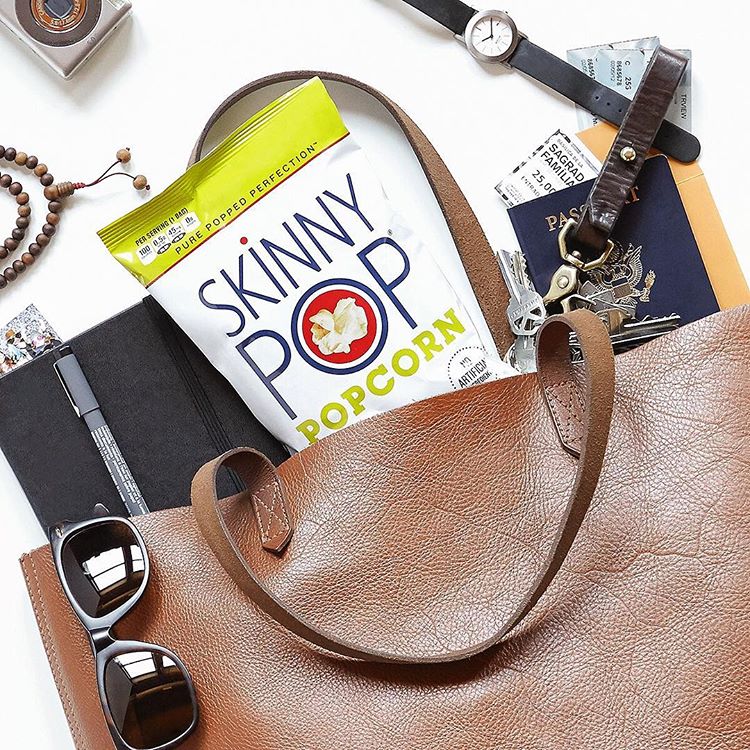 Pipoca Todo Natural Magro Pack Original - 6 Malas Skinny Pop - Imagem 3