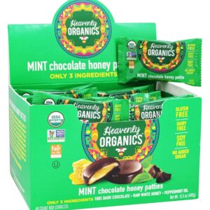 Comprar caixa de rissóis de mel de chocolate menta - 40 contagem heavenly organics preço no brasil alimentos & lanches doces suplemento importado loja 133 online promoção -