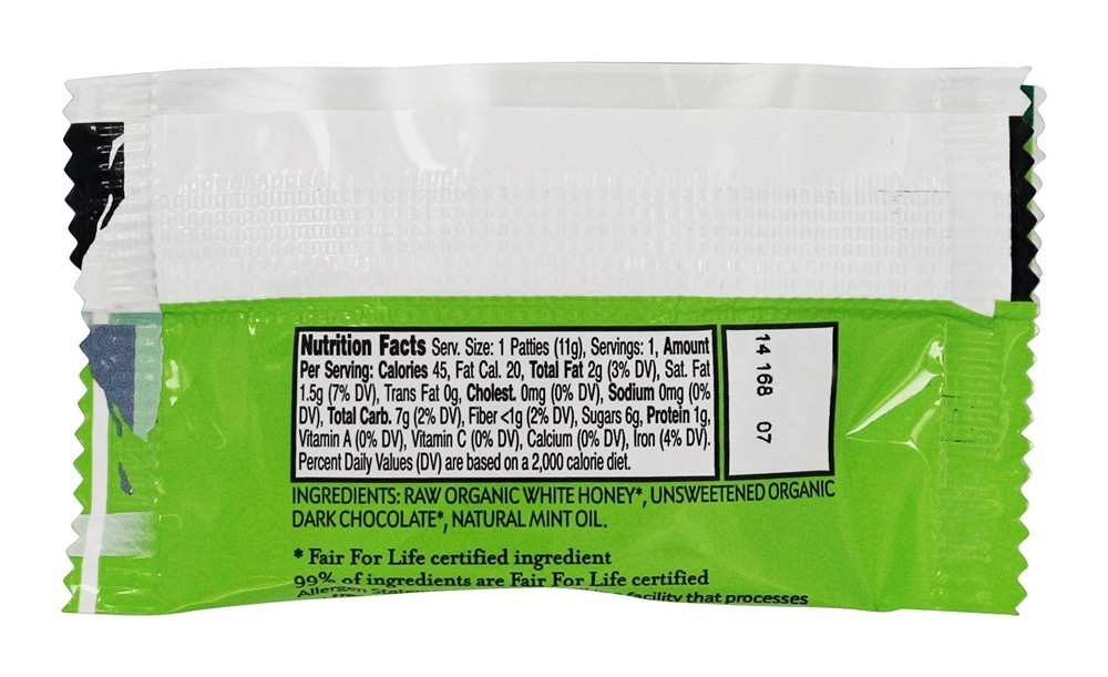 Caixa de rissóis de mel de chocolate menta - 40 Contagem Heavenly Organics - Imagem 6