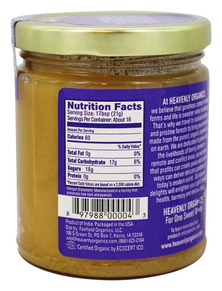 100 Mel de Neem Raw Orgânico - 12 oz. Heavenly Organics - Imagem 2
