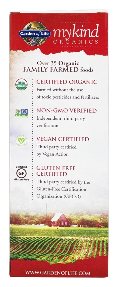 mykind Organics Plant Ferro e Ervas Orgânicas líquido - 8 oz. Garden of Life - Imagem 3